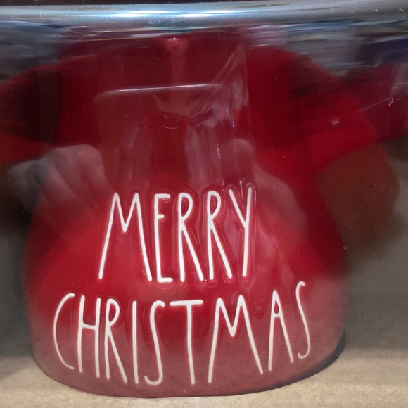 Rae Dunn MERRY CHRISTMAS Stacking Mugs & Cocoa Pot Set - Picture 3 of 6